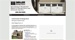 Desktop Screenshot of millergaragedoorsllc.com
